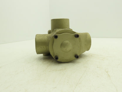 Ross 2773B8011 Pneumatic Air Poppet Directional Valve 15-150PSIG 1-1/2" NPT 110V