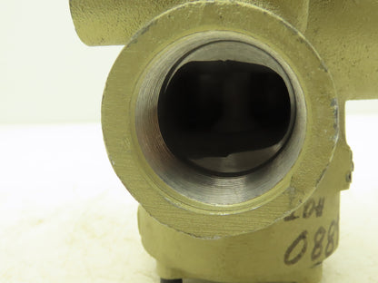 Ross 2773B8011 Pneumatic Air Poppet Directional Valve 15-150PSIG 1-1/2" NPT 110V