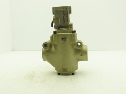 Ross 2773B8011 Pneumatic Air Poppet Directional Valve 15-150PSIG 1-1/2" NPT 110V