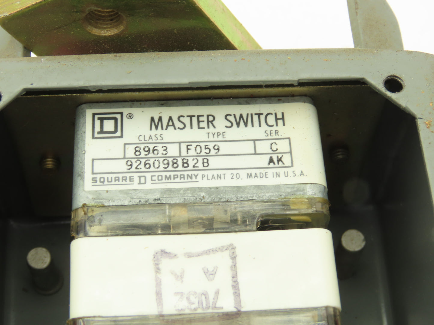 Square D 8963-F059 Master Limit Switch W Enclosure & Linkage