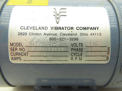 Cleveland Vibrator RES-0.1-2 Single Phase Rotary Electric Vibrator 3165RPM