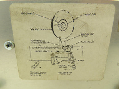Standard 2" Tape Cartridge Head Case Sealer Box Taper Dispenser Head Aluminum