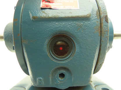 Shimpo NXC0400000AAA000 Worm Gearbox 2.2:1 Inline Reducer 1/2Hp 800rpm