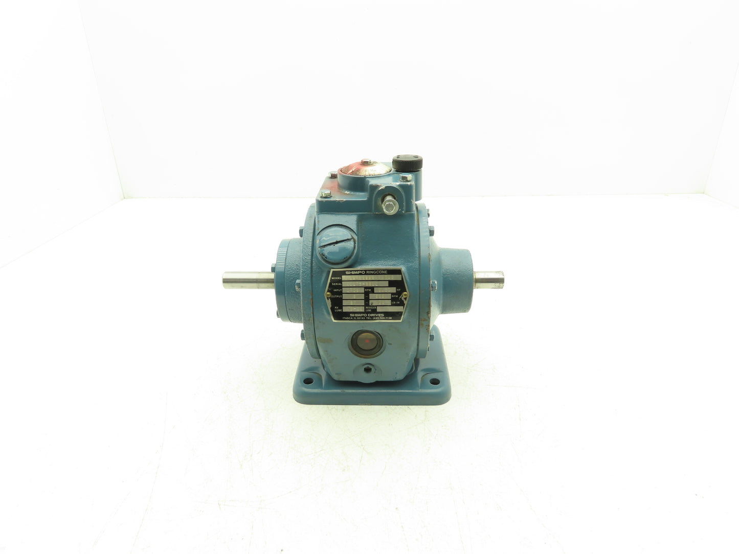 Shimpo NXC0400000AAA000 Worm Gearbox 2.2:1 Inline Reducer 1/2Hp 800rpm