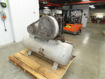 Speedaire Dayton Two Stage Air Compressor 3Ph 230/460V 10Hp 200PSI 120Gal Tank