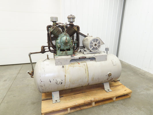 Speedaire Dayton Two Stage Air Compressor 3Ph 230/460V 10Hp 200PSI 120Gal Tank
