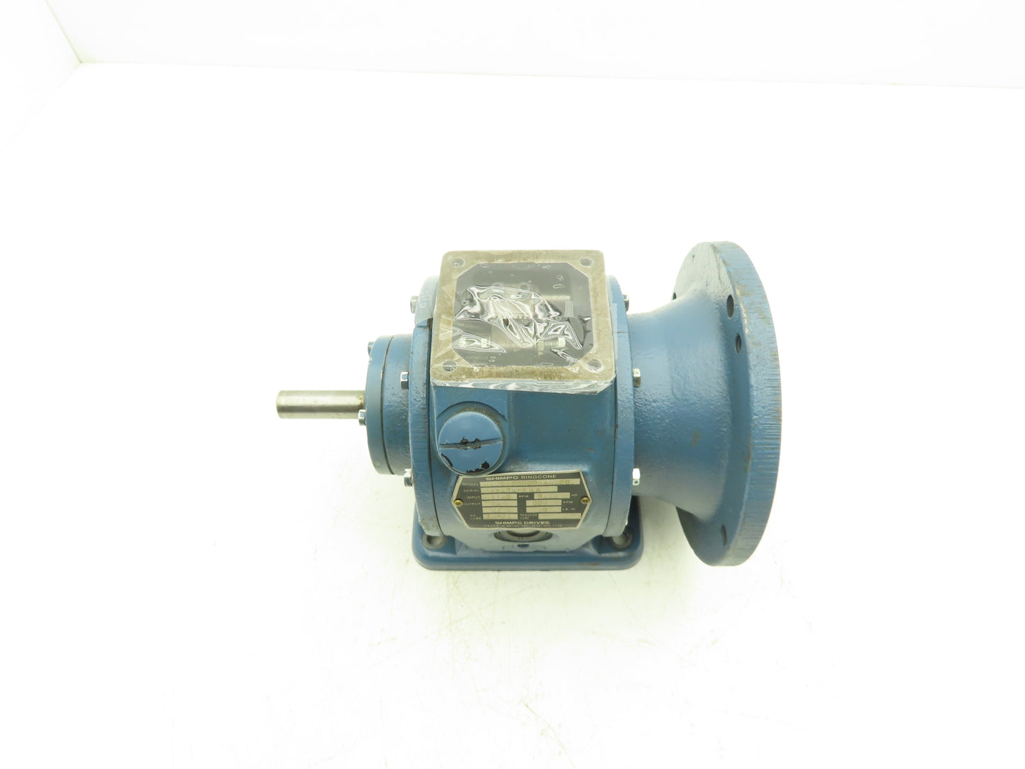 Shimpo NXC0400000AAA000 Worm Gearbox 2.2:1 Inline Reducer 1/2Hp 800rpm No Cover
