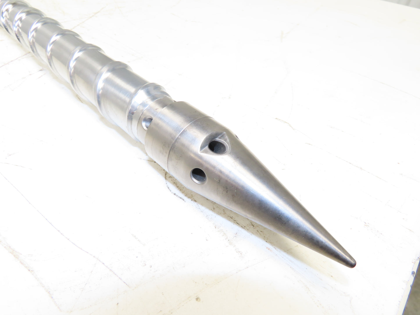 Meiki 148540 Metering Screw Injection Molding 36mm x 1050mm w/Tip 45.75" OAL