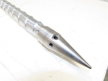Meiki 148540 Metering Screw Injection Molding 36mm x 1050mm w/Tip 45.75" OAL
