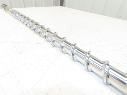 Meiki 148540 Metering Screw Injection Molding 36mm x 1050mm w/Tip 45.75" OAL