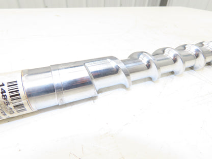 Meiki 148540 Metering Screw Injection Molding 36mm x 1050mm w/Tip 45.75" OAL