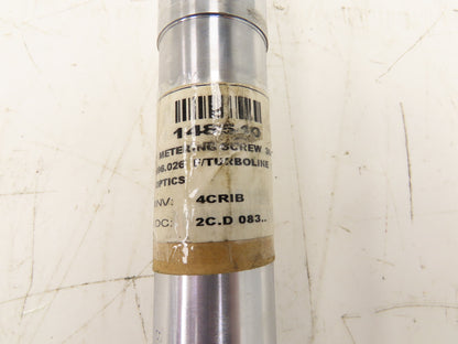 Meiki 148540 Metering Screw Injection Molding 36mm x 1050mm w/Tip 45.75" OAL