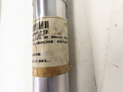 Meiki 148540 Metering Screw Injection Molding 36mm x 1050mm w/Tip 45.75" OAL