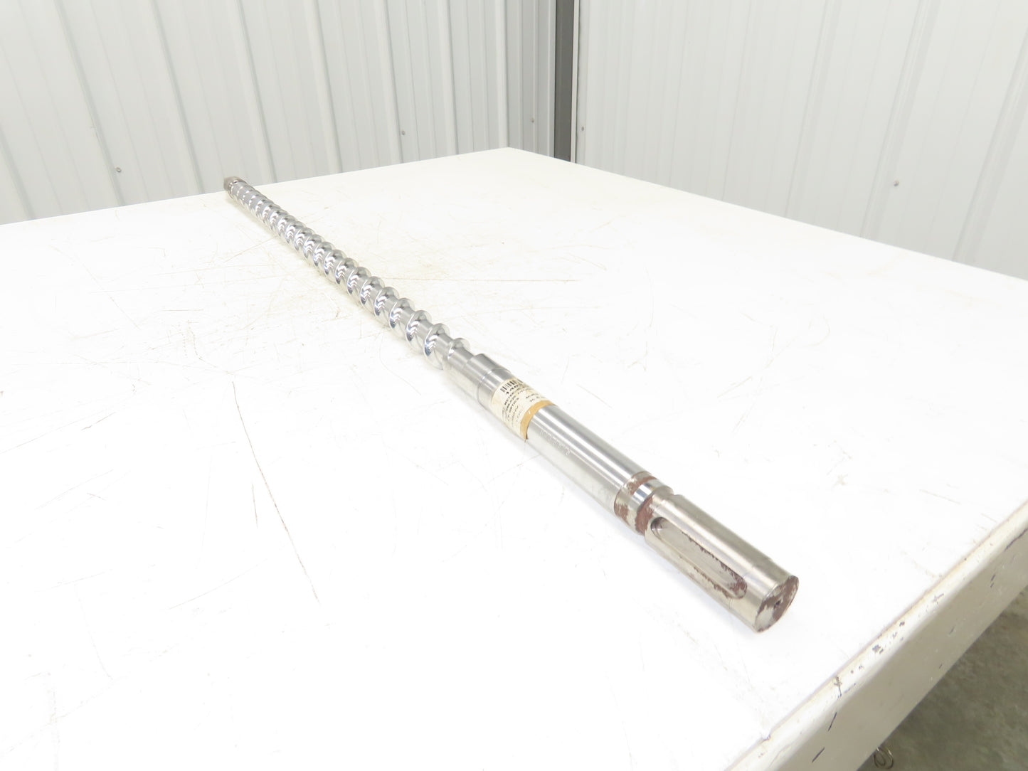 Meiki 148540 Metering Screw Injection Molding 36mm x 1050mm w/Tip 45.75" OAL