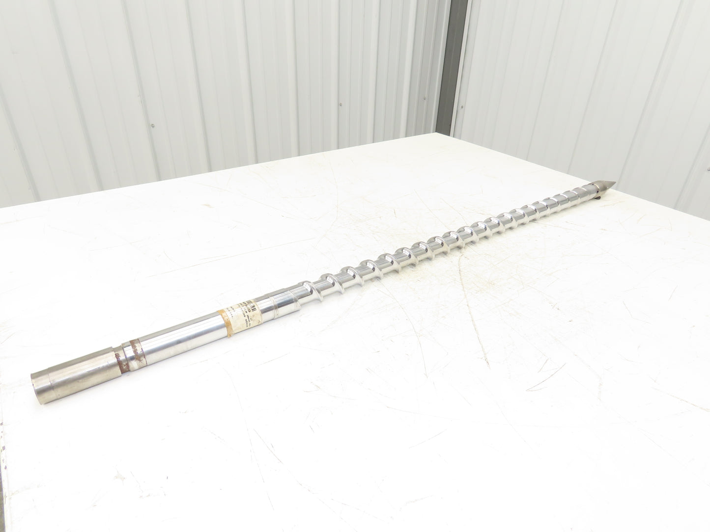 Meiki 148540 Metering Screw Injection Molding 36mm x 1050mm w/Tip 45.75" OAL