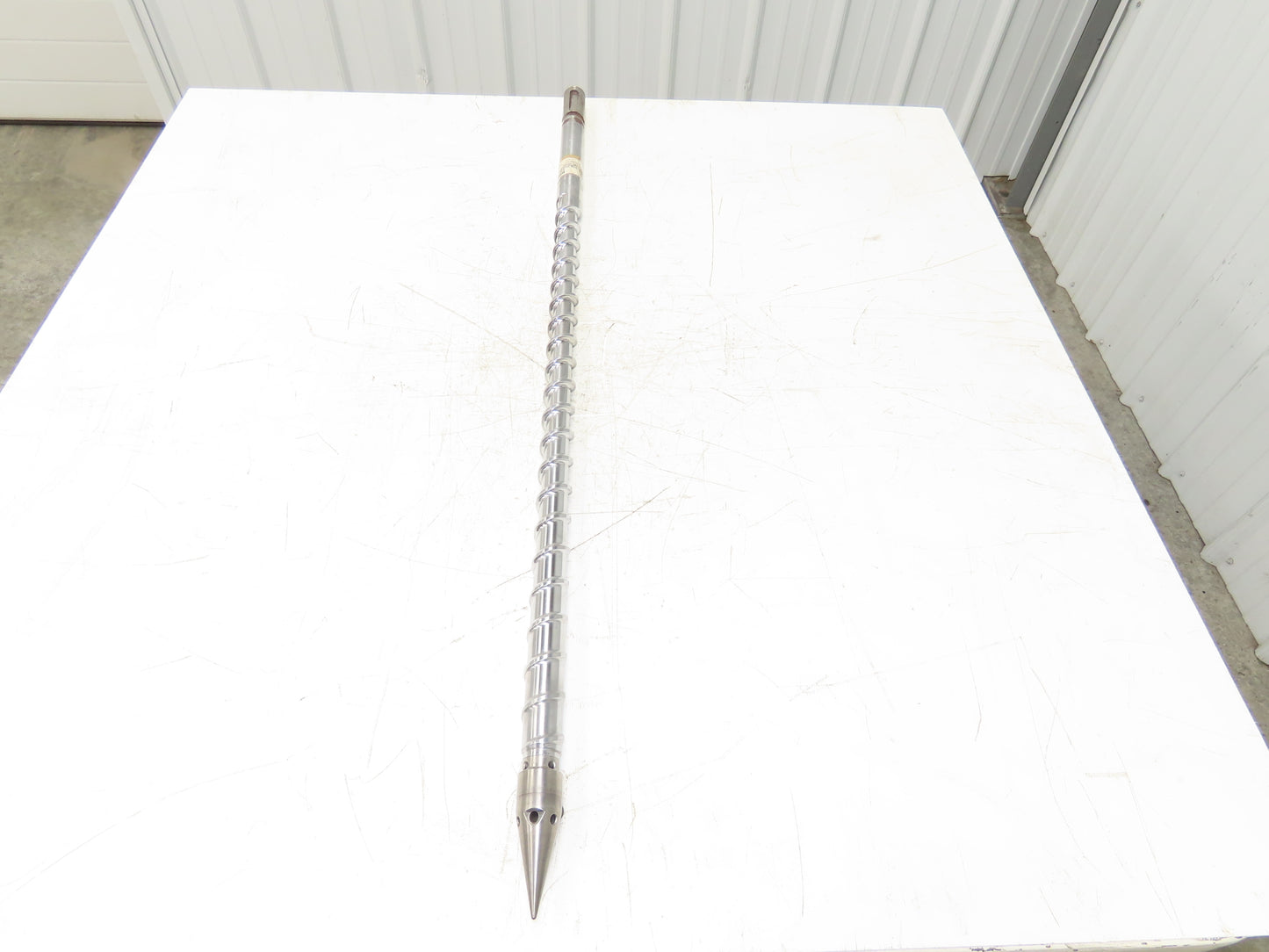 Meiki 148540 Metering Screw Injection Molding 36mm x 1050mm w/Tip 45.75" OAL