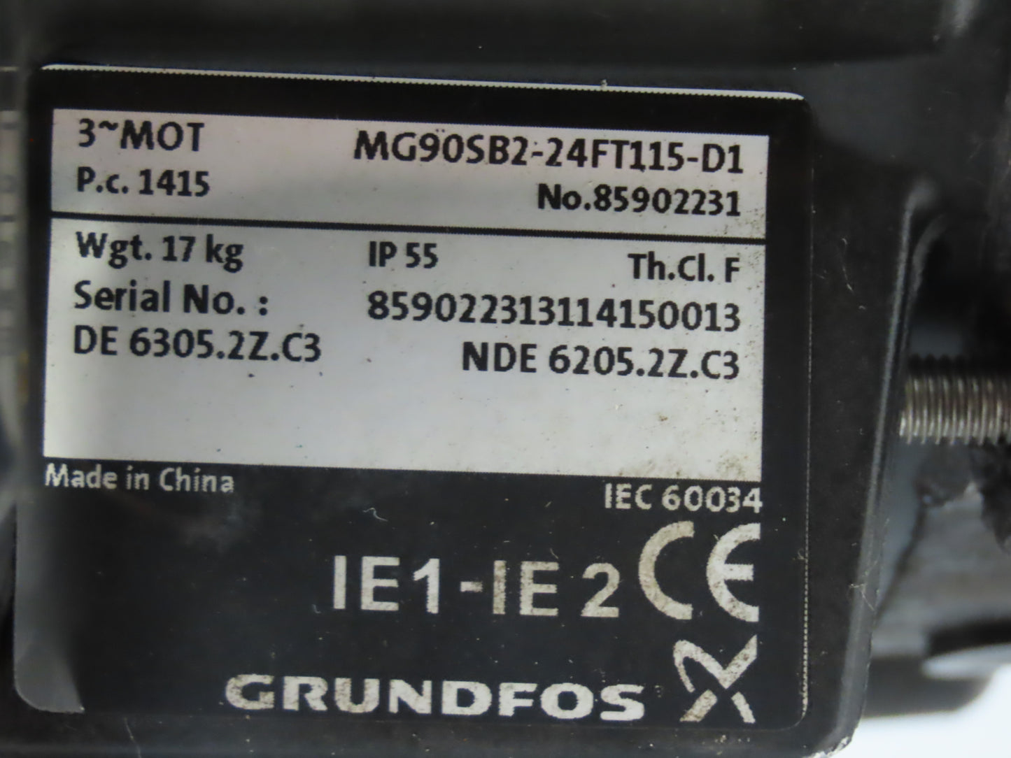Grundfos CR3-10 A-FGJ-A-V-HQQV Inline Centrifugal Pump 1-1/4" Flanged 230/460V