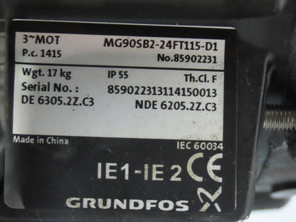 Grundfos CR3-10 A-FGJ-A-V-HQQV Inline Centrifugal Pump 1-1/4" Flanged 230/460V