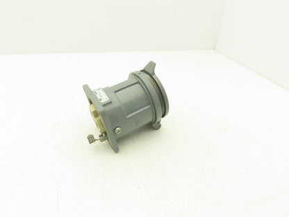 Russellstoll Receptacle W Flap Cover Lid Rubber Seal 60A 250/480VAC  3 Pole