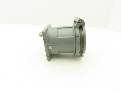 Russellstoll Receptacle W Flap Cover Lid Rubber Seal 60A 250/480VAC  3 Pole