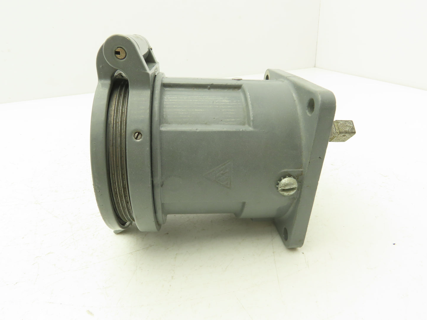 Russellstoll Receptacle W Flap Cover Lid Rubber Seal 60A 250/480VAC  3 Pole