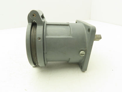 Russellstoll Receptacle W Flap Cover Lid Rubber Seal 60A 250/480VAC  3 Pole