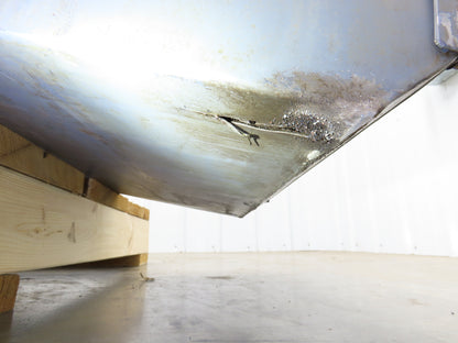 Hakusan 8' Chip Conveyor 17"W x 60" Infeed 45-49"H Discharge 230V 3PH