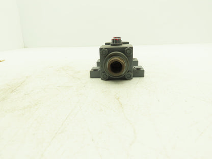Miller A72R4N Pneumatic Air Cylinder 1.5" Bore 1" Stroke 250psi Lug Foot Mount