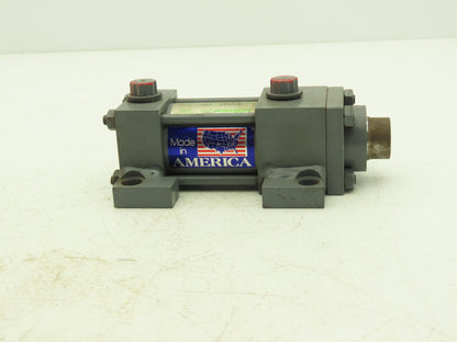 Miller A72R4N Pneumatic Air Cylinder 1.5" Bore 1" Stroke 250psi Lug Foot Mount