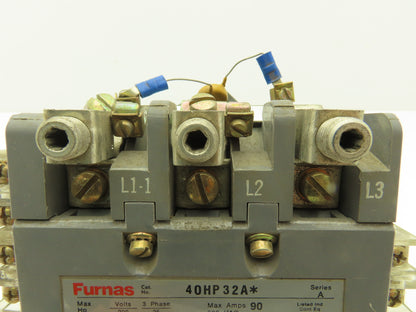 Furnas 40HP32A* Contactor Motor Starter 50Hp 600VAC 3Ph 120V Coil Ser A Size 3
