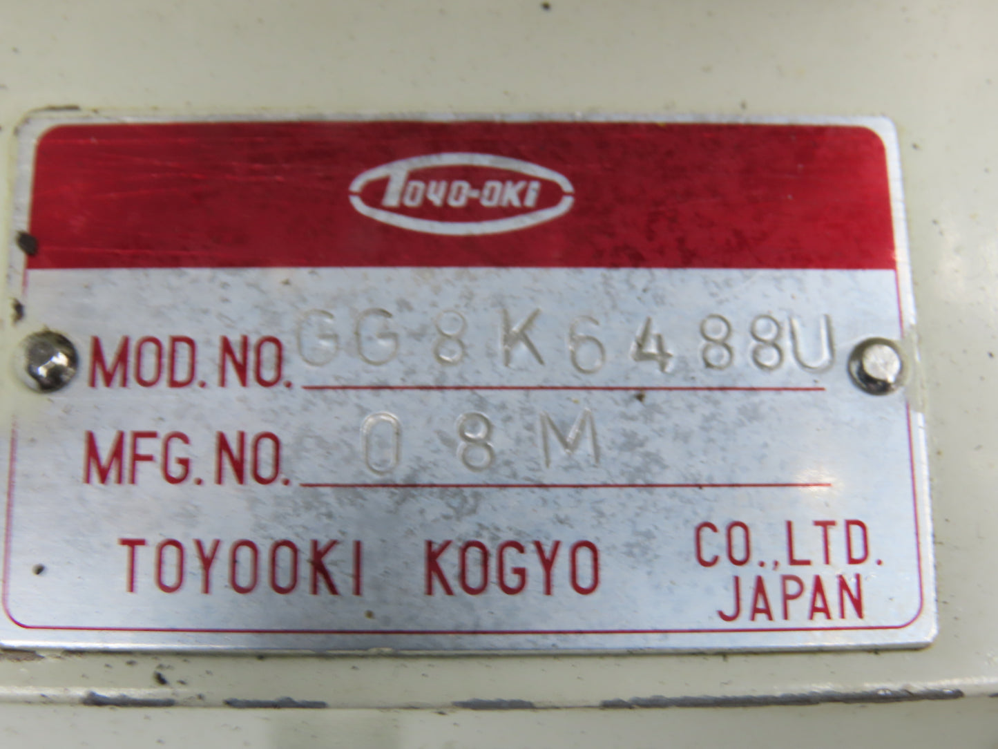 Toyooki TCM5-L63-M1-A-022 Hydraulic Internal Gear Pump 3000 PSI 62.2cm³/rev
