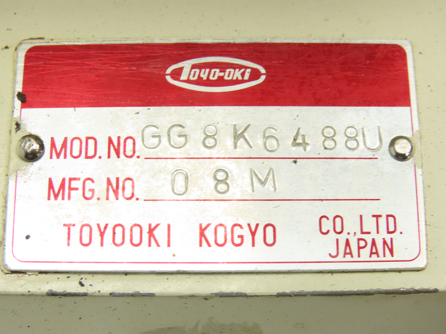 Toyooki TCM5-L63-M1-A-022 Hydraulic Internal Gear Pump 3000 PSI 62.2cm³/rev