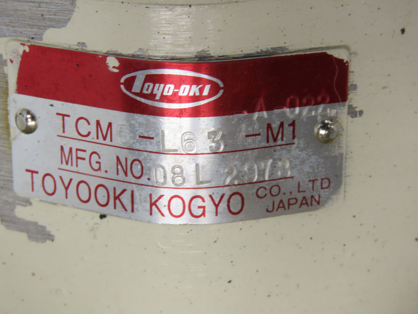 Toyooki TCM5-L63-M1-A-022 Hydraulic Internal Gear Pump 3000 PSI 62.2cm³/rev