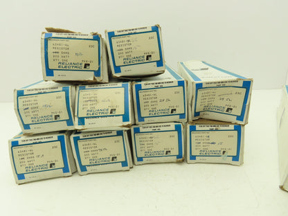 Reliance 63481-6L Resistor Assorted 2-10Ohms 6-15 1-25 1-75 1-100 Lot of 11