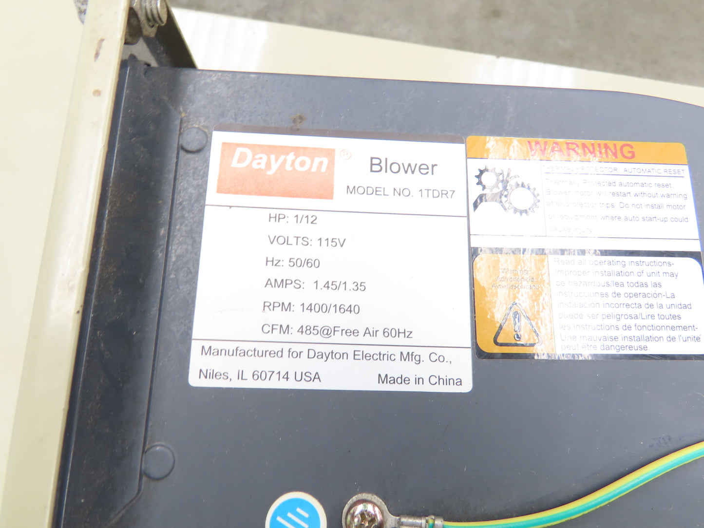 Conair Roots Dresser RAI 2" Vacuum Blower Positive Rotary Lobe 5Hp 230/460V