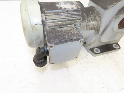 GTR Nissei H2LB-32R-750-T010A Gearmotor 750:1 Ratio 0.1kw 2.3rpm 220V 3PH