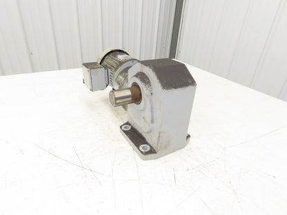 GTR Nissei H2LB-32R-750-T010A Gearmotor 750:1 Ratio 0.1kw 2.3rpm 220V 3PH