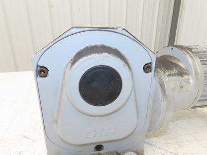 GTR Nissei H2LB-32R-750-T010A Gearmotor 750:1 Ratio 0.1kw 2.3rpm 220V 3PH