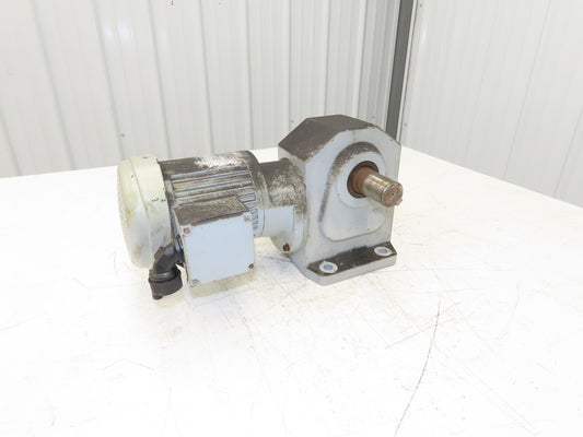 GTR Nissei H2LB-32R-750-T010A Gearmotor 750:1 Ratio 0.1kw 2.3rpm 220V 3PH