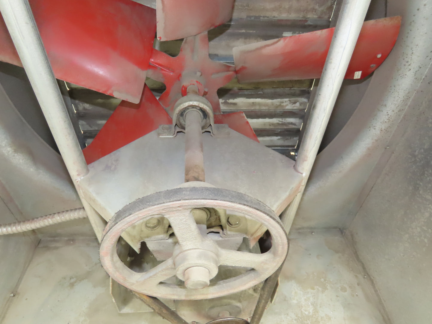 Dayton 6D574 Cabinet Exhaust Fan 30" Shutter Mounted 1HP 230/460V 3PH 9408CFM