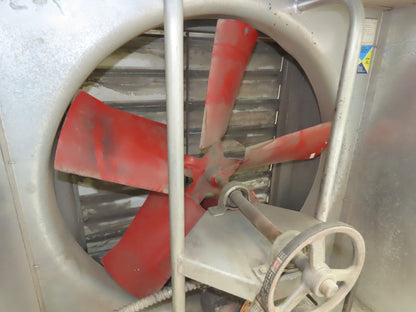 Dayton 6D574 Cabinet Exhaust Fan 30" Shutter Mounted 1HP 230/460V 3PH 9408CFM