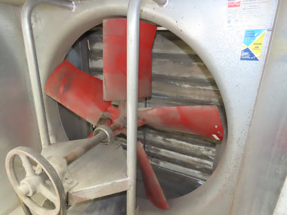Dayton 6D574 Cabinet Exhaust Fan 30" Shutter Mounted 1HP 230/460V 3PH 9408CFM