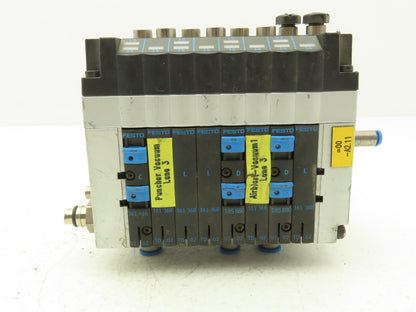 Festo CPV10-GE-ASI-8E8A-Z M8 8-Station Solenoid Valve Manifold 24VDC 011894