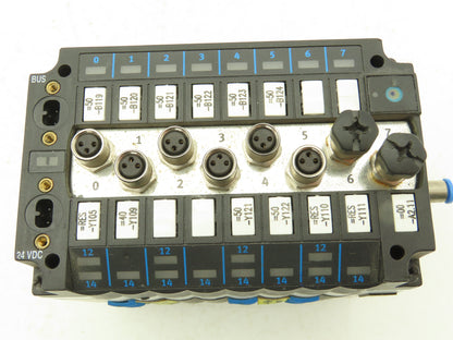 Festo CPV10-GE-ASI-8E8A-Z M8 8-Station Solenoid Valve Manifold 24VDC 011894