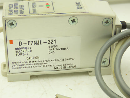 SMC D-F7NJL-321 Cylinder Auto Switch Control Solid State 24VDC