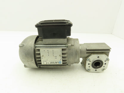 Lafert 3842503585-187 Gearmotor 10:1 Ratio 156rpm .09kw 240/415V 3PH Hex Shaft