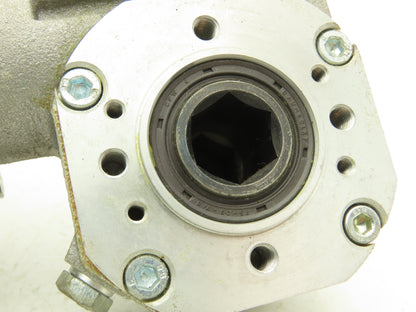 Lafert 3842503585-187 Gearmotor 10:1 Ratio 156rpm .09kw 240/415V 3PH Hex Shaft