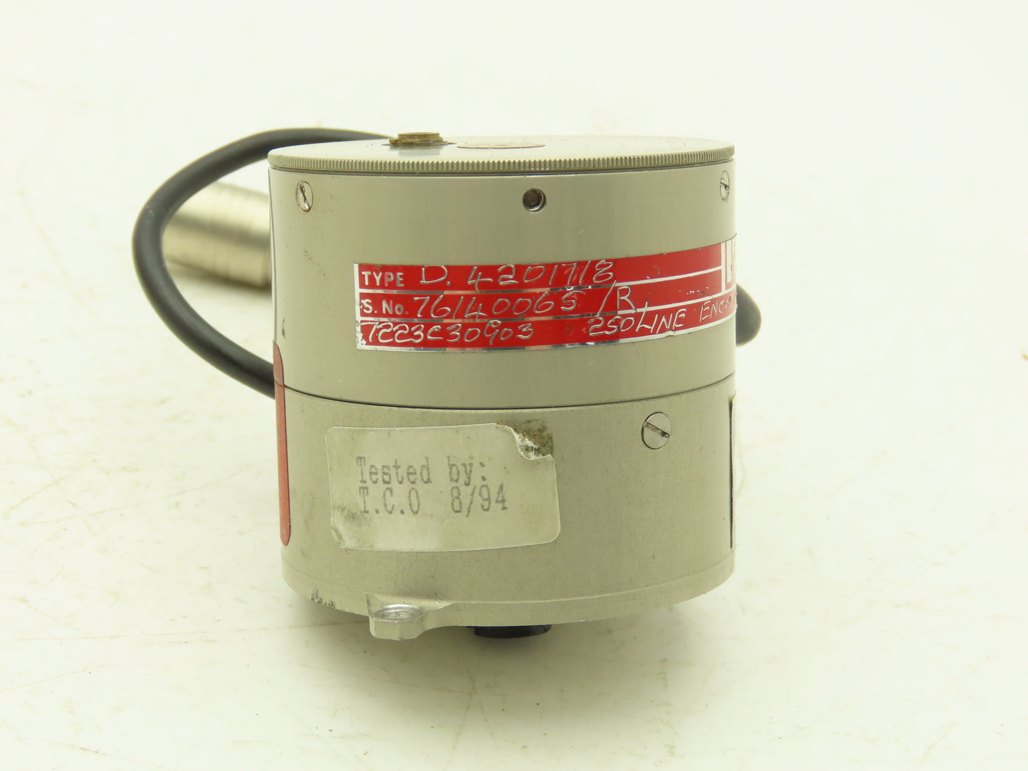 Advance Research X7R7223C30G-03 Rotary Encoder Puma Unimation 250 Line D.4201718