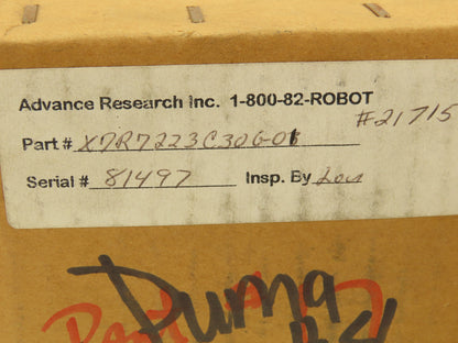 Advance Research X7R7223C30G-01 Rotary Encoder Puma Unimation 250 Line D.4201718