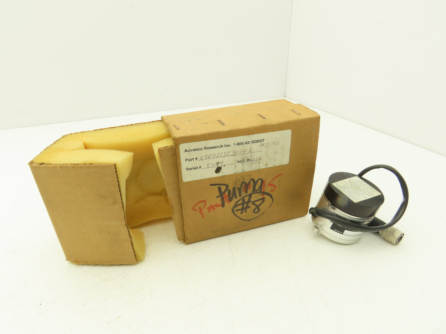 Advance Research X7R7223C30G-03 Rotary Encoder Puma Unimation 250 Line